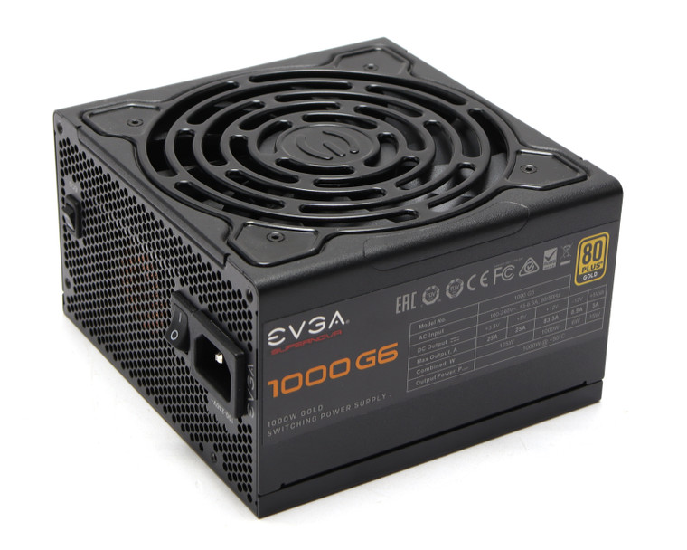 EVGA 220-G6-1000-X1 1000W 80 Plus Gold Switching Power Supply, G6