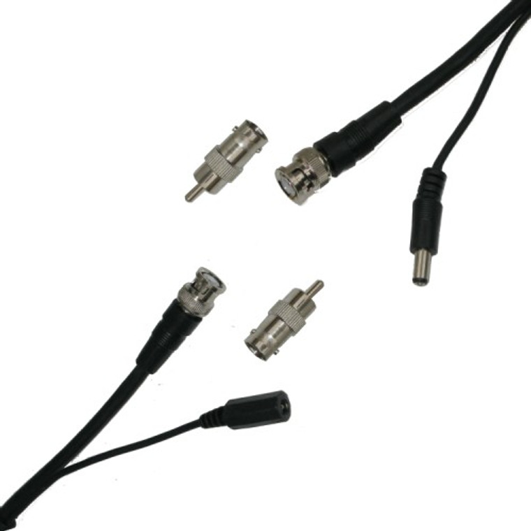 CCTV Security Camera Extension Cable - All-In-1 - Terminated - 75Ft