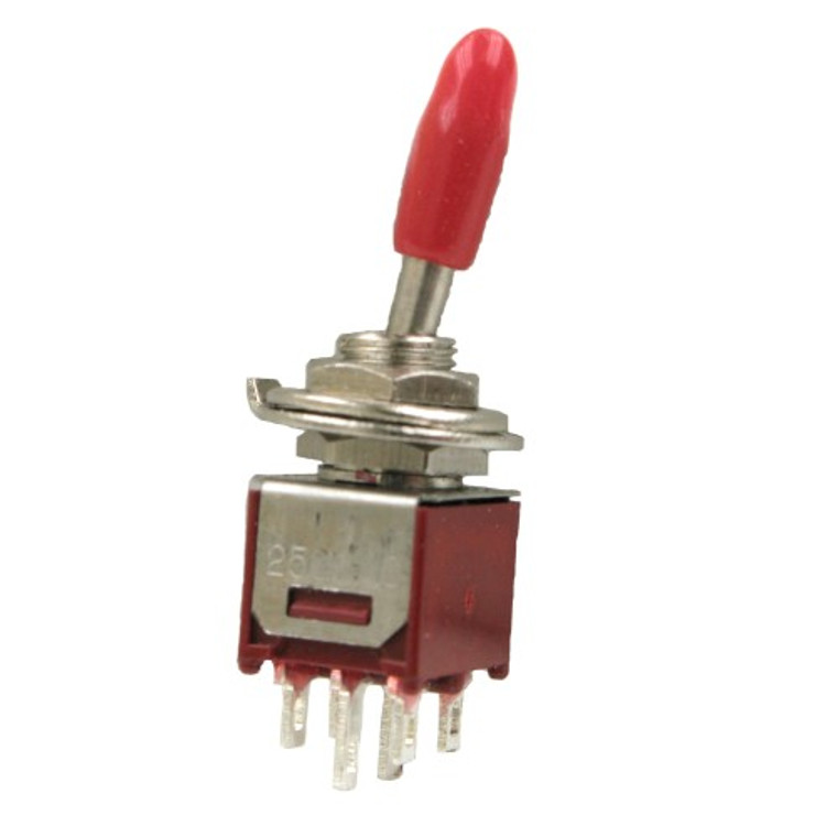 Sub Miniature Toggle Switch DPDT On-Off-On