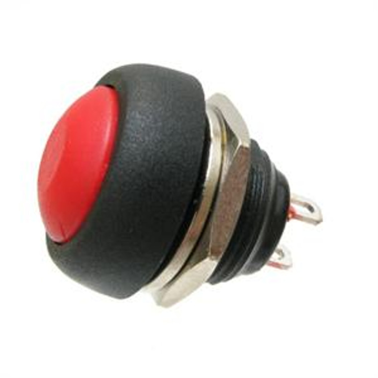 Miniature Red Push Button Switch SPST