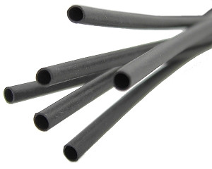 1/4" x 4 Foot Heat Shrink Tubing Dual Wall black