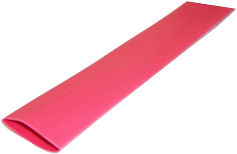 Heat Shrinkable Tubing 1" x 4' Red
