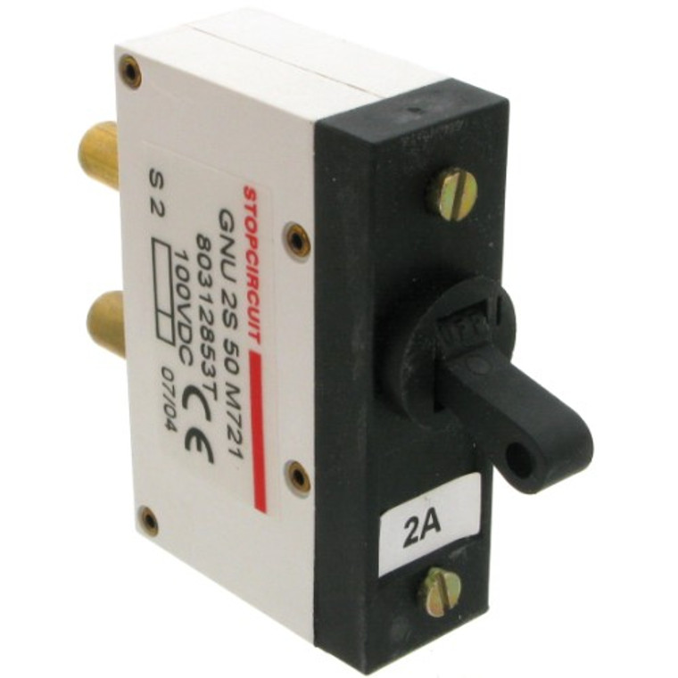 Circuit Breaker 100 VDC, 2 amp