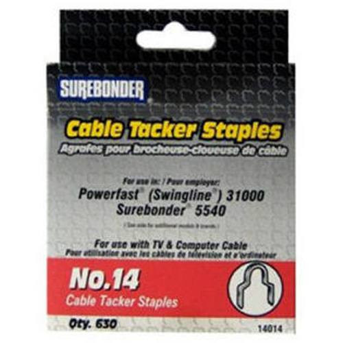 1/4 Inch Cable Tacker Staples No.14