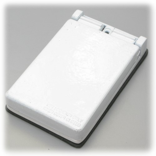 Cover Single Gang GFCI Decorator White