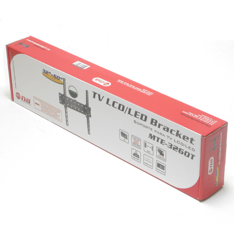 Fixed LCD/LED Wall Mount Bracket, with 12 Degree Tilt