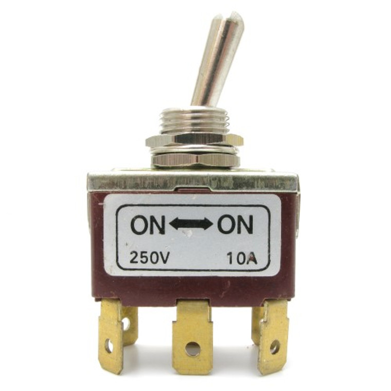 Toggle Switch DPDT 1/4 Push-On Terminals