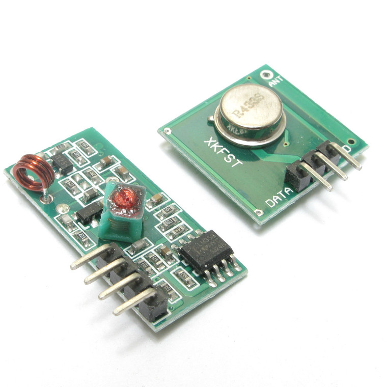 RF Transmitter & Receiver for use with Arduino DIY Projects