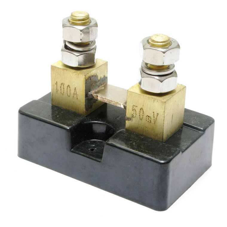 DC Ammeter Shunt, 100 Amp for 50 mV Movement