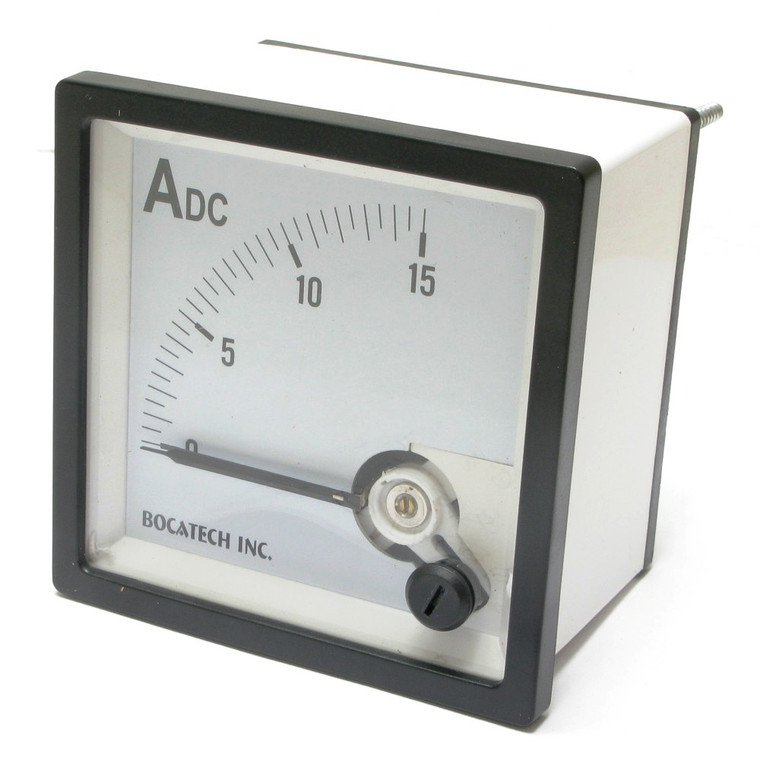 0 - 15 Amp DC Europa Analog Panel Meter, 72mm