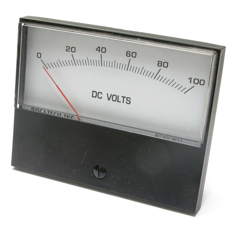 0 - 100 Volt DC Analog Panel Meter