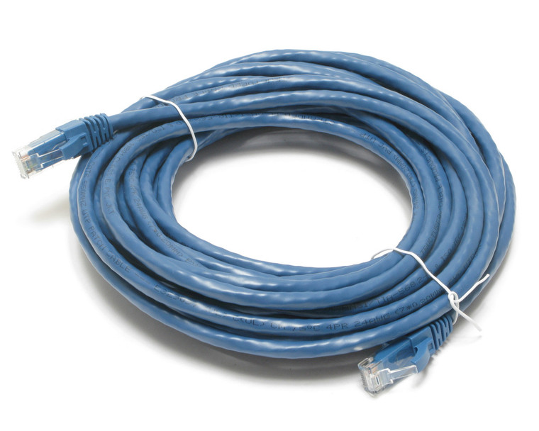 CAT6 UTP Patch Cable, 25 Foot Length, Blue