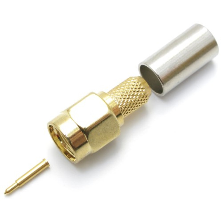 SMA Sub-Miniature Female Bulkhead Mount, Crimp, Solder Connector SMA Sub-Miniature Female Bulkhead Mount, Crimp, Solder Connector