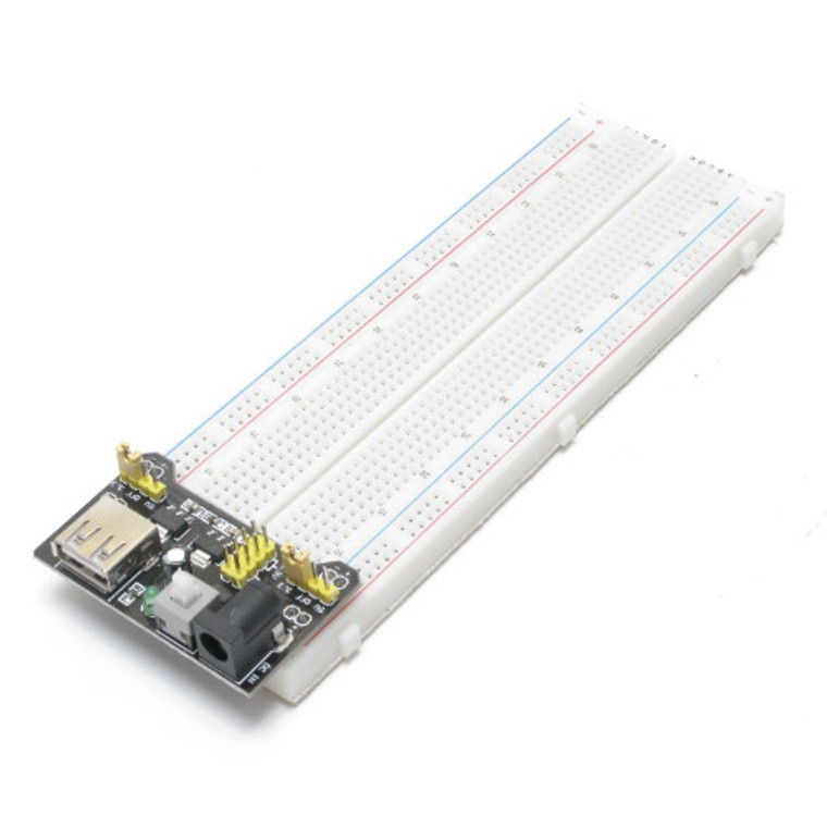 Breadboard 830 Points with Power Supply Module