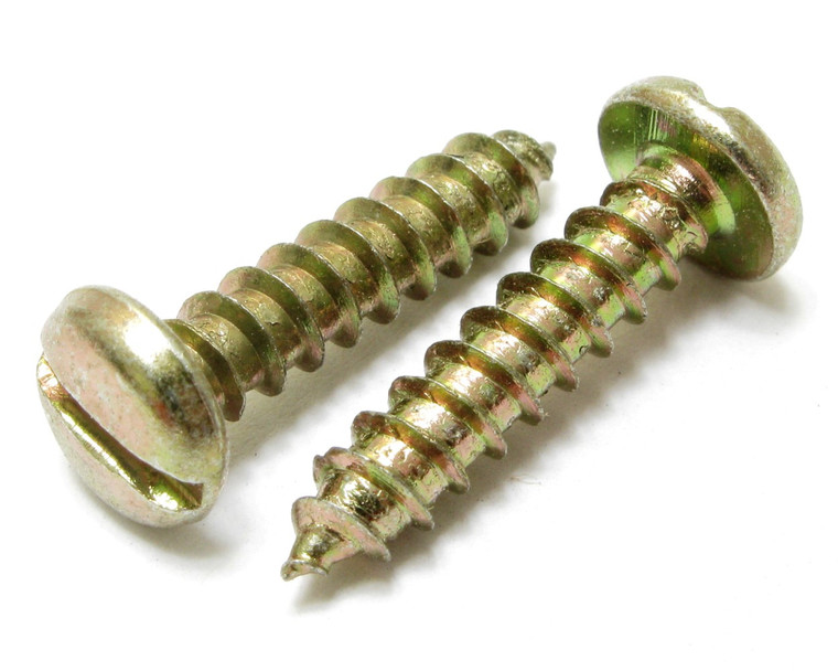#8 x 3/4 Inch Slotted Pan Head Sheet Metal Screw (100-Pack)