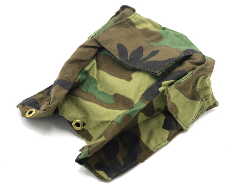 Utility Pouch, 3 Compartment, Woodland Camo