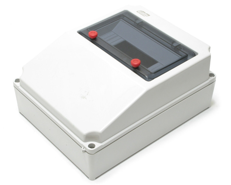 Enclosure Box for Industrial Sockets, IP67, DIN Rail