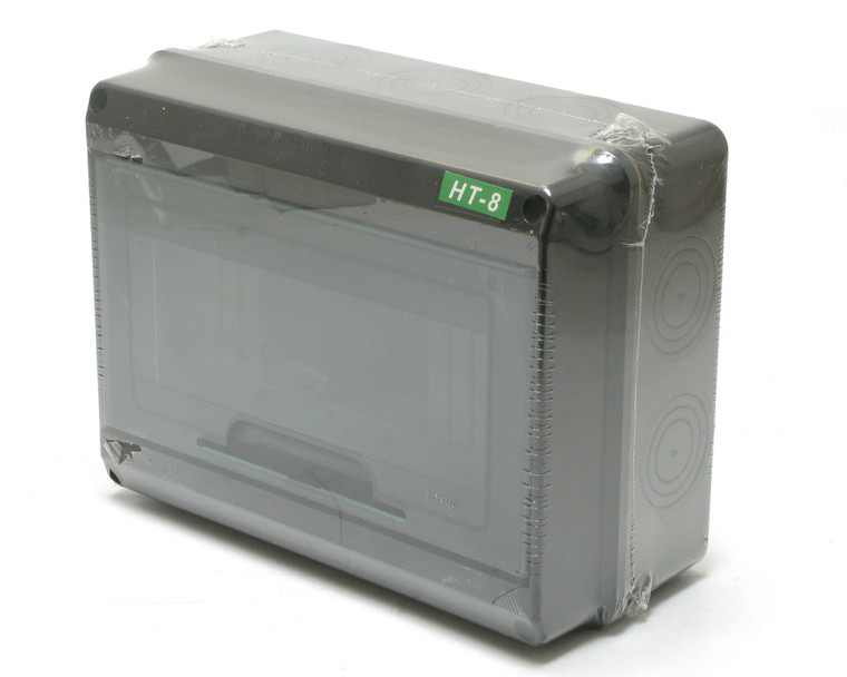 Waterproof Outdoor Electrical Enclosure, 8-Way, IP65