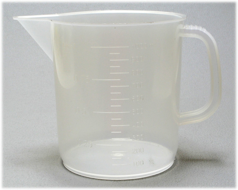 Graduated Beaker, 1,000 mL with 50 mL Graduation