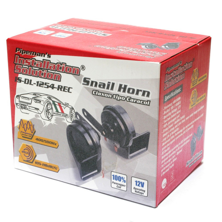 Two-Tone, Snail Horn Set, 12 Volt DC