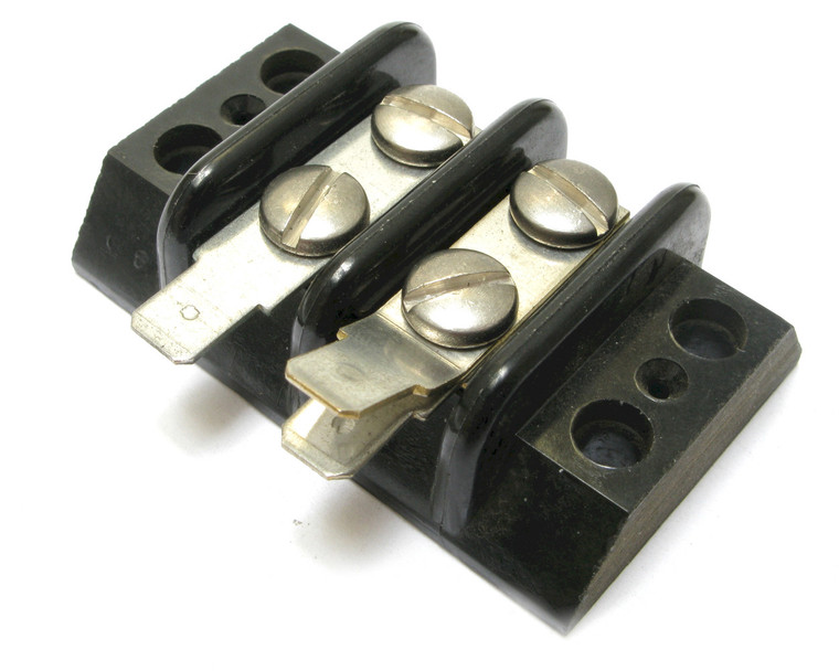 2 Position Terminal / Barrier Strip, 30 Amp