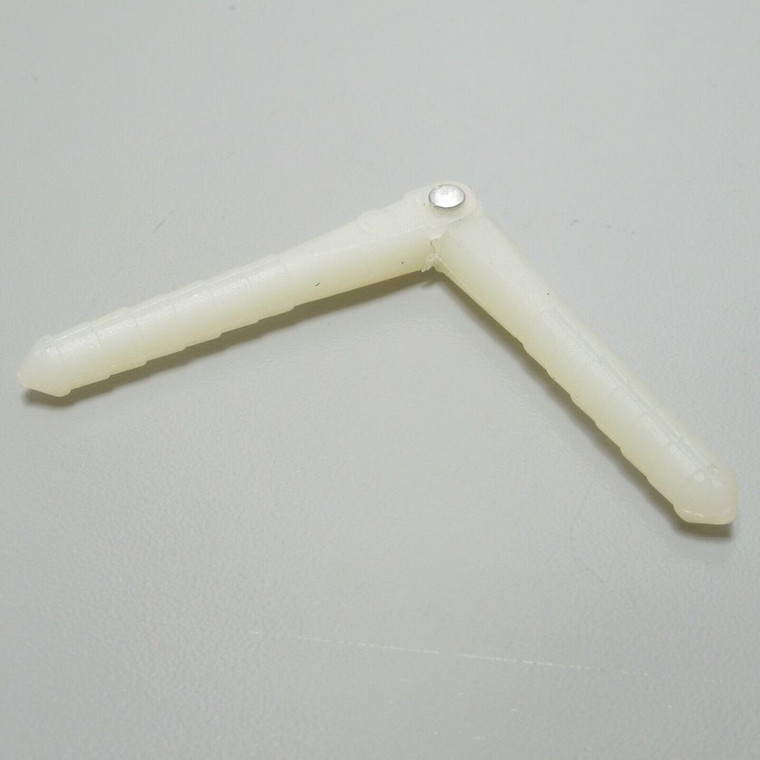 Round Pivot Hinge, 4.5mm x 67mm, Plastic, 10 Piece Lot