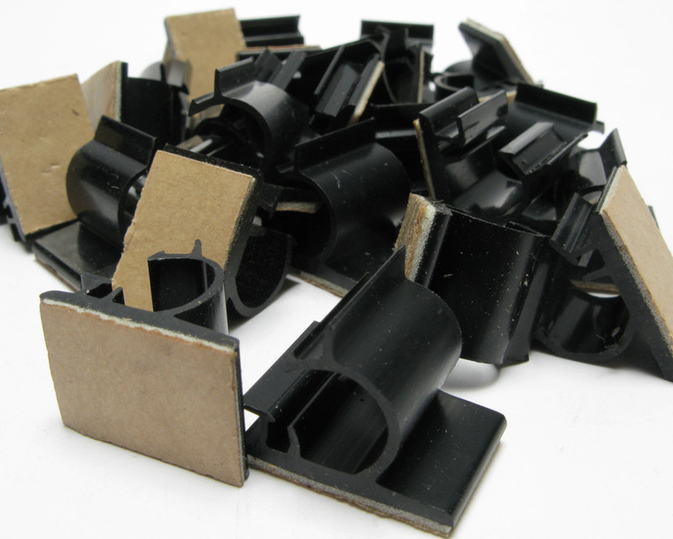 Self-adhesive Cable Clip, 25 Pack
