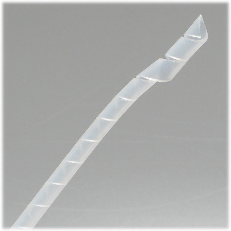 Spiral Wrap Tubing, SW2, 1/4 Inch, Clear