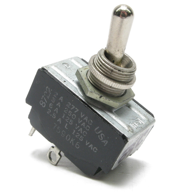 Toggle Switch DPST, On-Off 6 Amp