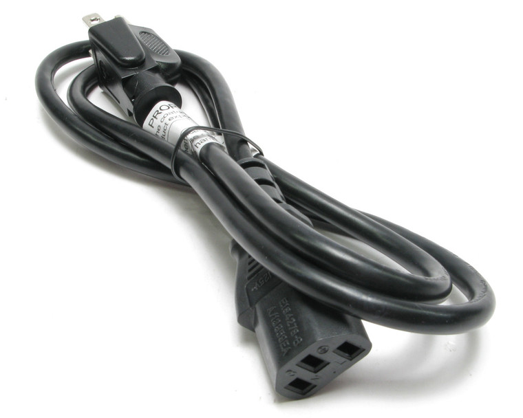18/3 Replacement IEC Power Cord, 3 Foot Length