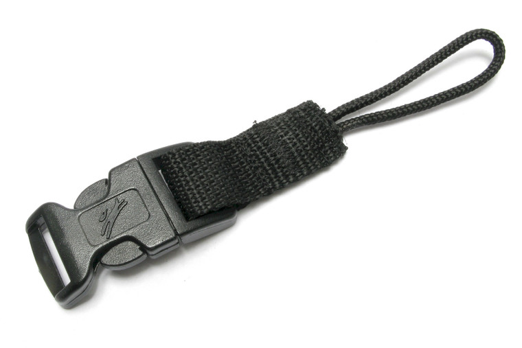 Plastic Black Curved Buckle w/Strap, 50pcs