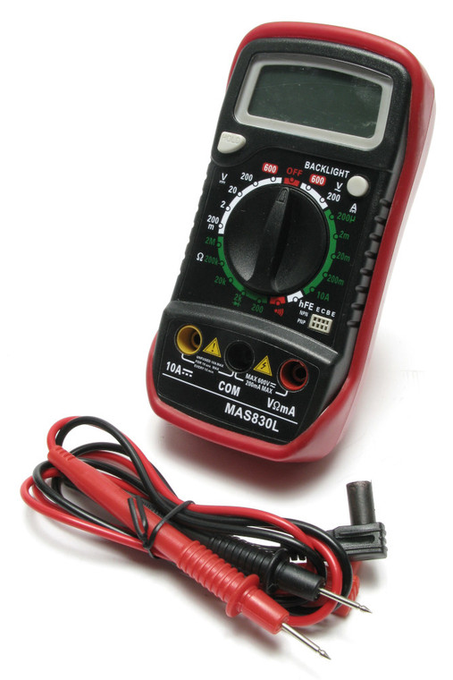 Digital Multimeter With Tilt Back Stand Case