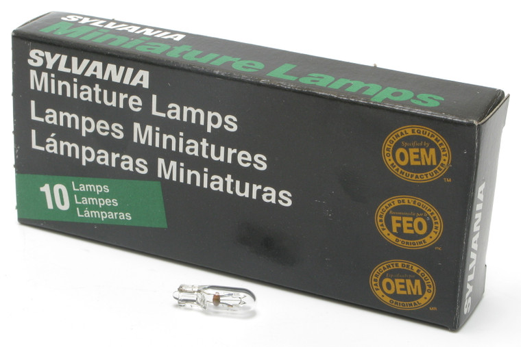 Sylvania #73, 14 Volt Miniature Incandescent Bulb (10-Pack)