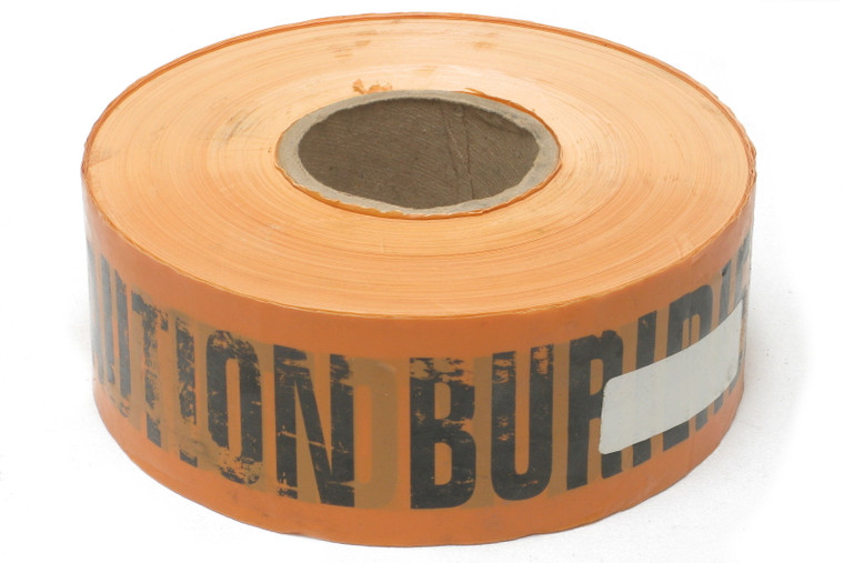 Caution Buried Cable Below Plastic Safety Tape, 3" x 1000'