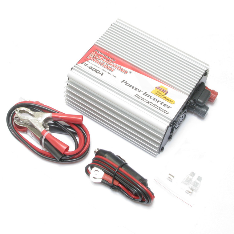 12 Volt DC to 120 Volt AC Power Inverter, 400 Watt