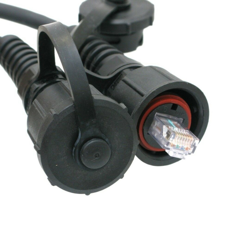 Ortronics OR-IPC607-00 Industrial Cat6 Patch Cord 7ft, Black