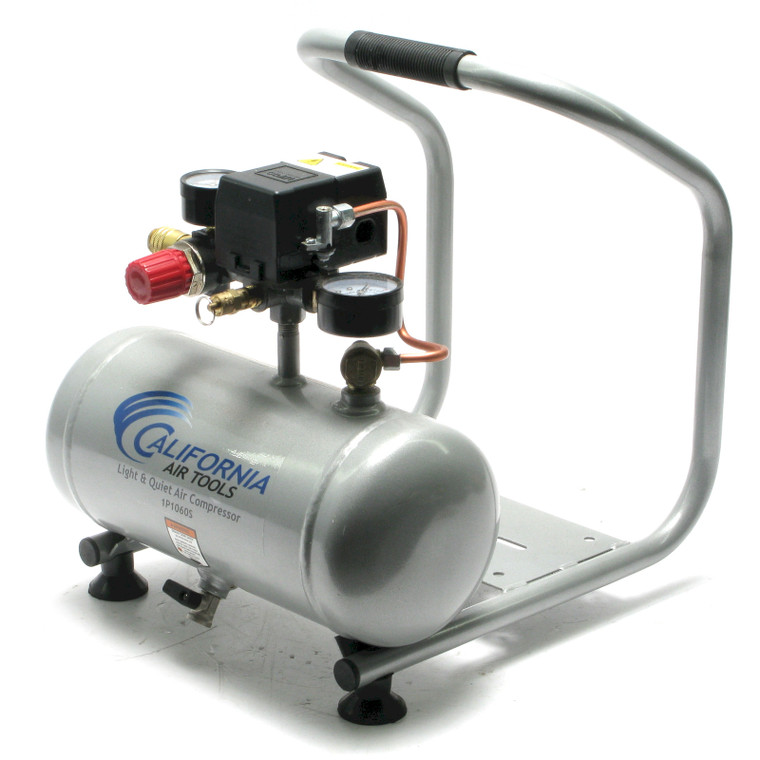 1P1060S 1-Gallon 115 PSI Compressed Air Tank, Regulator, Gauges, & Switch