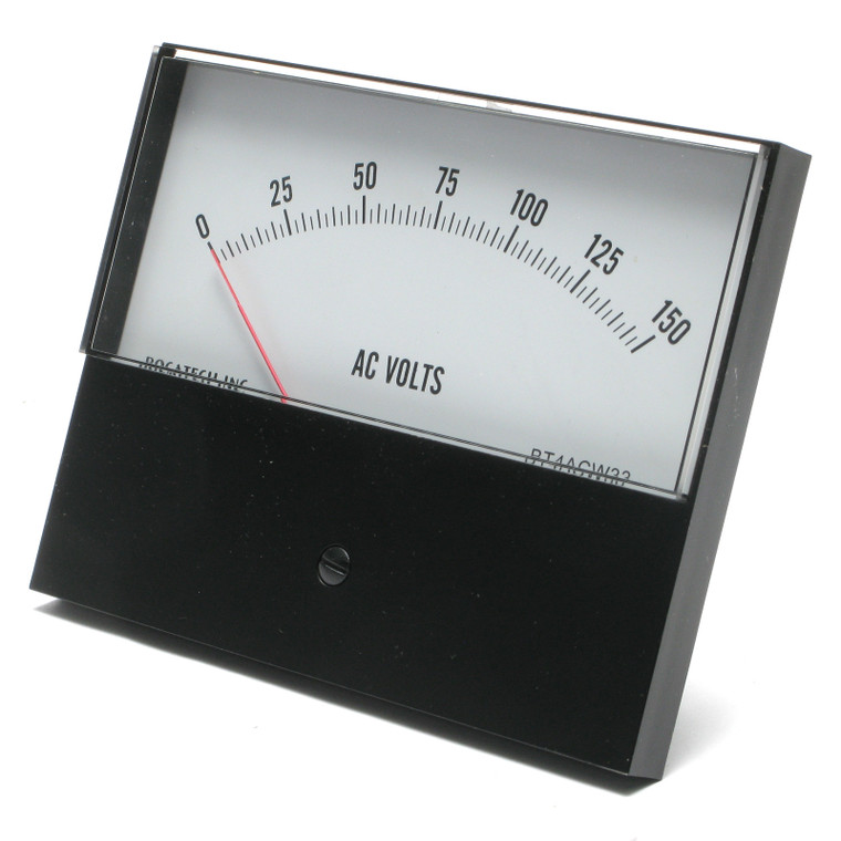0 - 150 Volt AC Analog Panel Meter, 4.5 Inch Meter