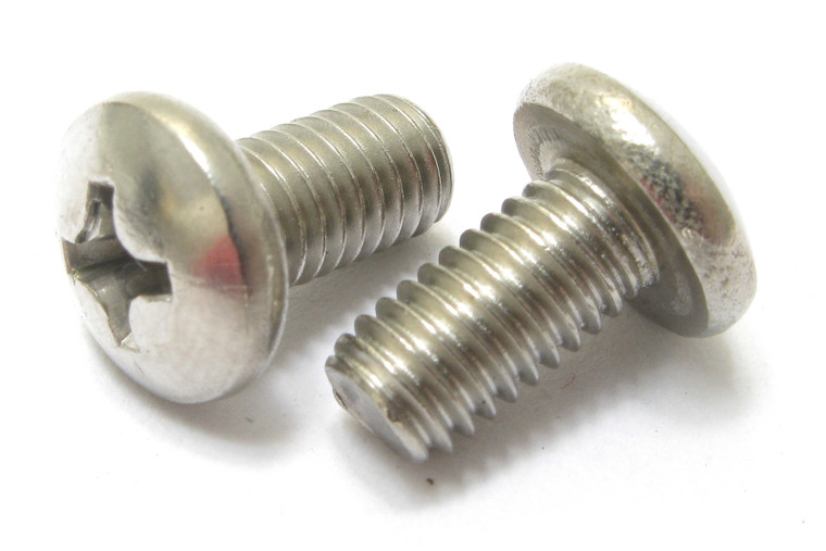 Stainless Steel Bolts/Machine Screw, 10-32 x 3/8" Phillips Pan Head, 100pcs