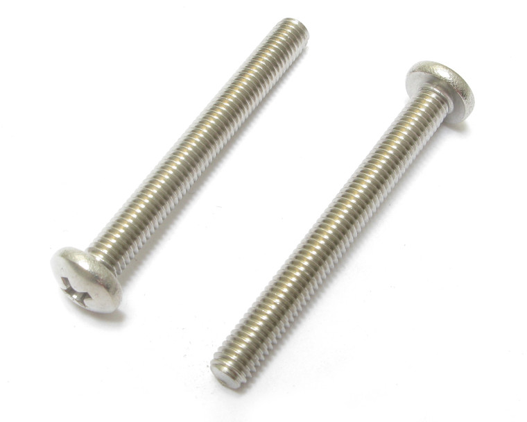 Stainless Steel Bolts/Machine Screw, 10-32 x 1-3/4" Phillips Pan Head, 100pcs