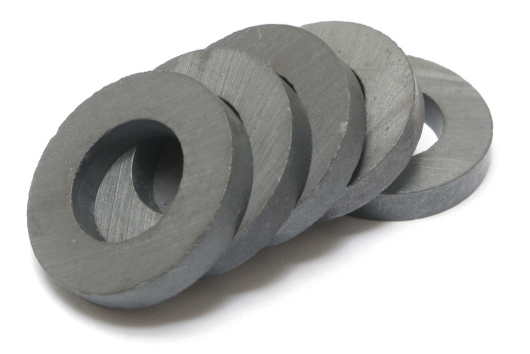 Toroidal Ferrite Ring, 30mm x 5mm, 16mm I.D., 5pc Toroidal Ferrite Ring, 30mm x 5mm, 16mm I.D., 5pc
