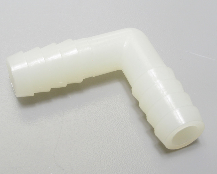 Unbranded Nylon Right Angle Hose Fitting,  3/8" Barb, 10pcs