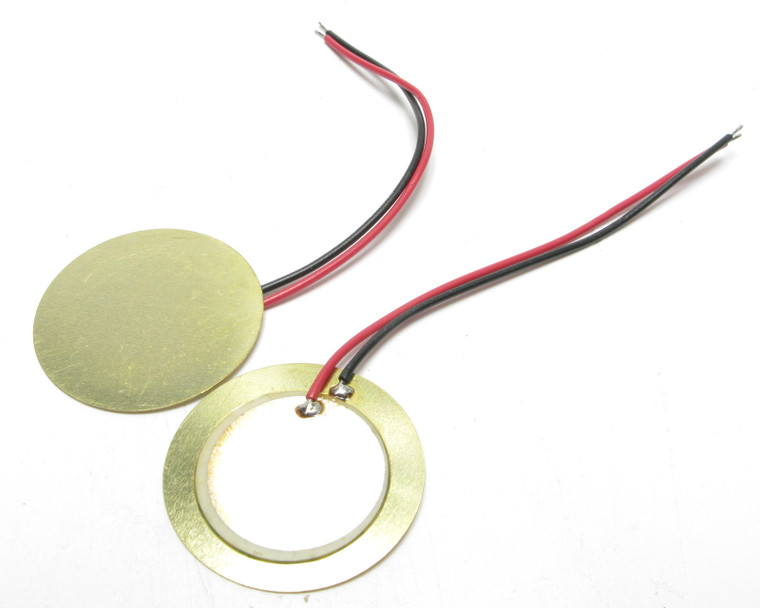 Piezo Transducer, Buzzer Sounder Trigger Drum Disc, 100pcs