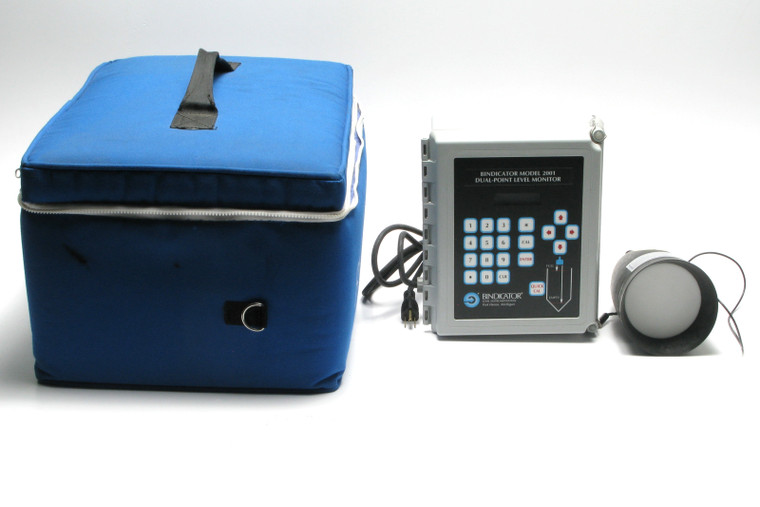 Bindicator Model 2001 Dual-Point Level Monitor w/MS-100 Ultrasonic Transducer