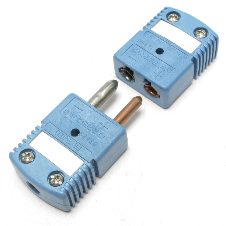 Omega Type T Thermocouple Connector Set, Standard Size