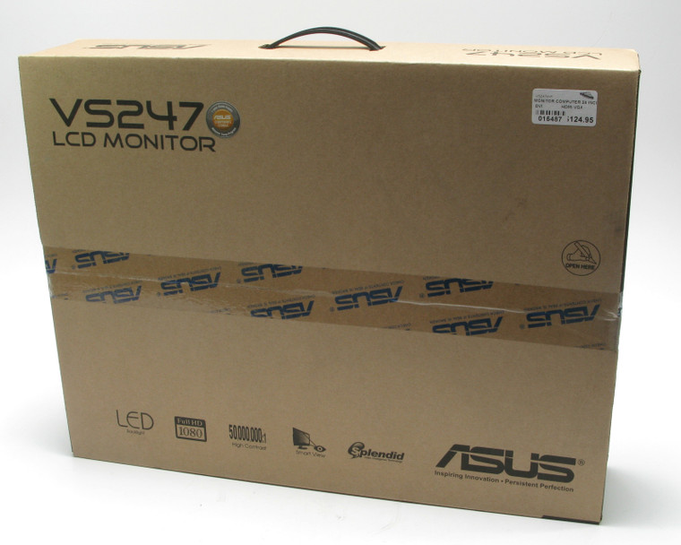 ASUS VS247H-P 24" Full HD 1920x1080 60Hz LED Monitor, HDMI, DVI-D, VGA ASUS VS247H-P 24" Full HD 1920x1080 60Hz LED Monitor, HDMI, DVI-D, VGA