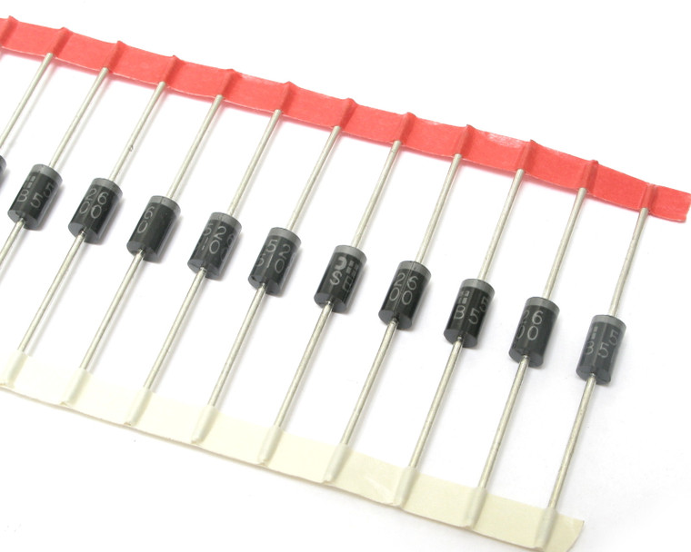 Diodes Incorporated SB5100-T 100V 5A Schottky Diode, 50pcs