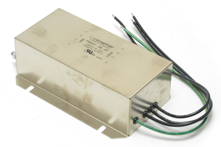 Schaffner FN251-24-07 Line Filter for Motor Drives, 440VAC, 24 Amp