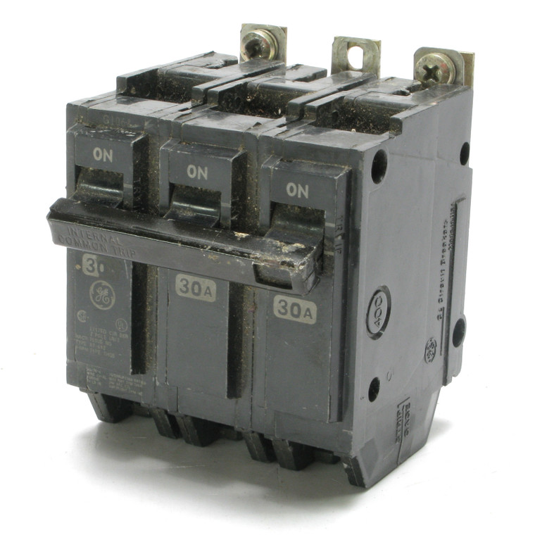 GE THQB/L-693 120/240VAC 30 Amp 3-Pole Circuit Breakers, 2pcs