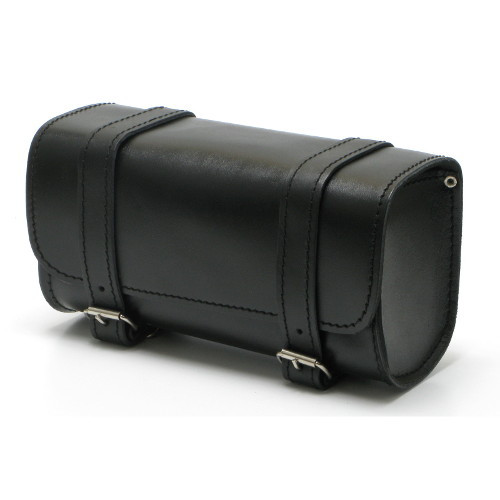 Motorcycle Handlebar Leather Tool, Fork, Luggage Bag, 120 cu in. Capacity